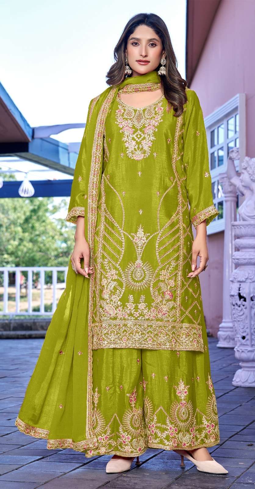 Serine S 1074 pakistani salwar suit material cheap