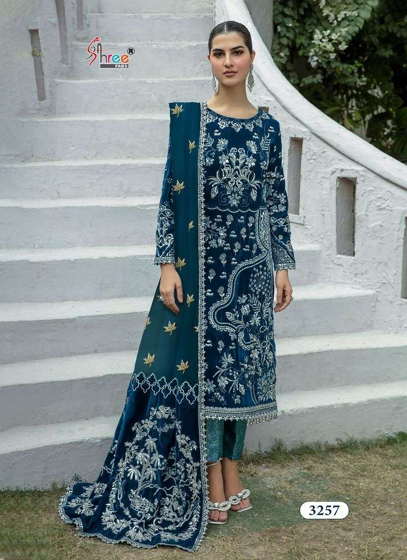 Shree fabs Imrozia Velvet Collection 23 pakistani suits supplier in surat