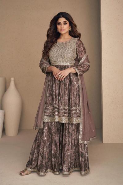 Aashirwad Flower X Shamita Shety catalog wholesale salwar suit market in mumbai - Sanvari Fashion