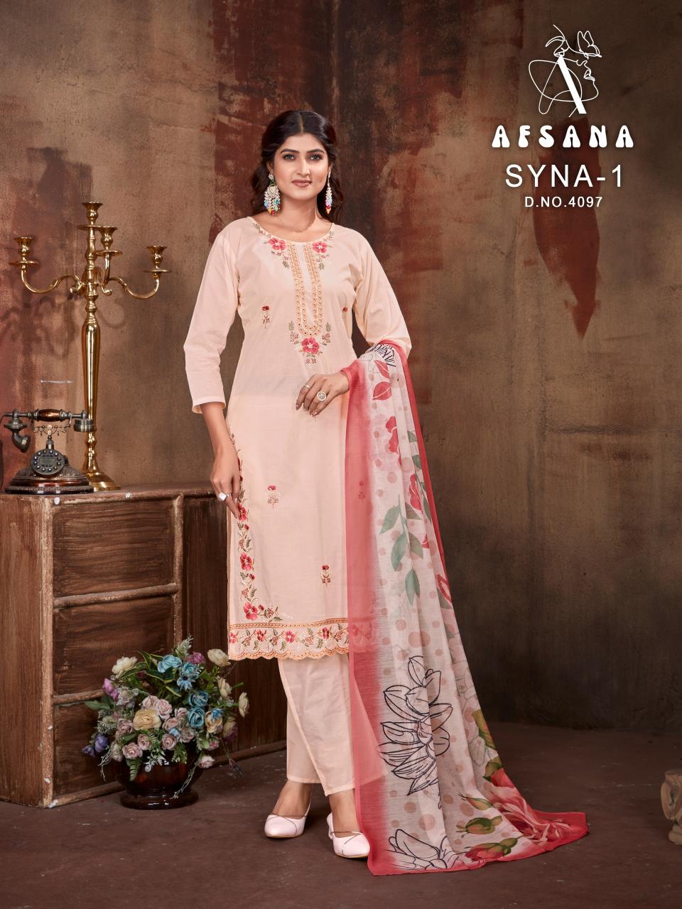 Afsana Sayna vol 1 catalog pakistani kurti wholesale - Sanvari Fashion