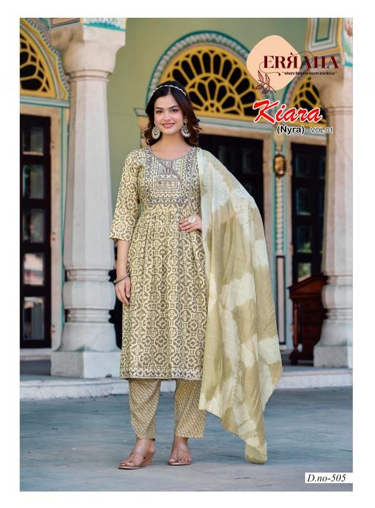 Erraha Kiara Vol-1 – Nyra Cut Kurti Pant With Dupatta - Wholesale Catalog - Sanvari Fashion