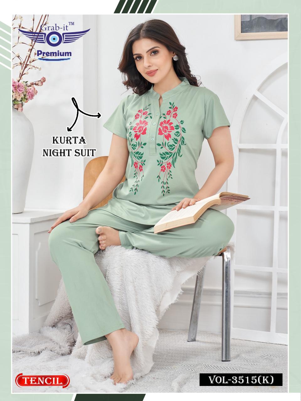 Grab it 3515 catalogÂ Ladies Night Suit - Sanvari Fashion