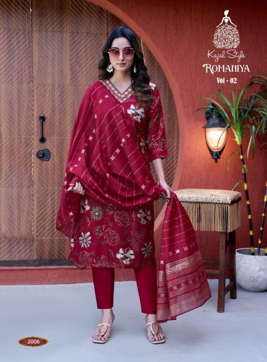 Kajal Style Romaniya vol 2 catalog kurti wholesalers tirupur - Sanvari Fashion