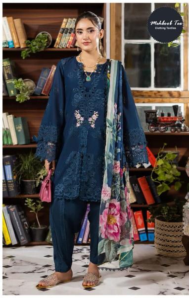 Mehboob Tex 1808 And 1809 catalog Cotton Dupatta original pakistani suits wholesale - Sanvari Fashion