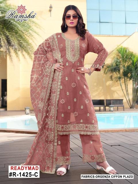 Ramsha R 1425 Nx catalog pakistani readymade suit wholesale - Sanvari Fashion