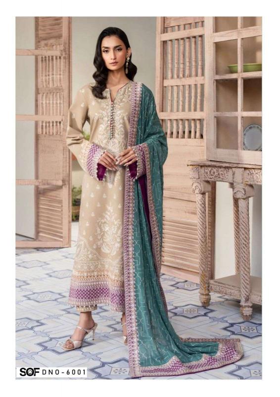 Sof Saira Rizwan Vol- 6 – Readymade Karachi Kurti Pant With Dupatta - Sanvari Fashion