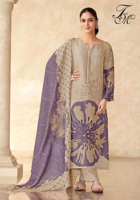 T&M Laveena catalog whosale designer salwar suits - Sanvari Fashion
