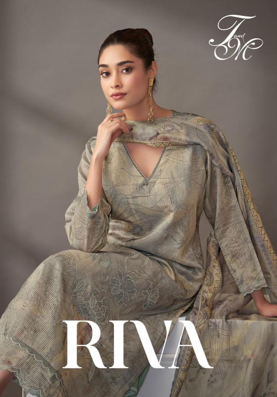 T&M Riva catalog designer salwar suit wholesale - Sanvari Fashion