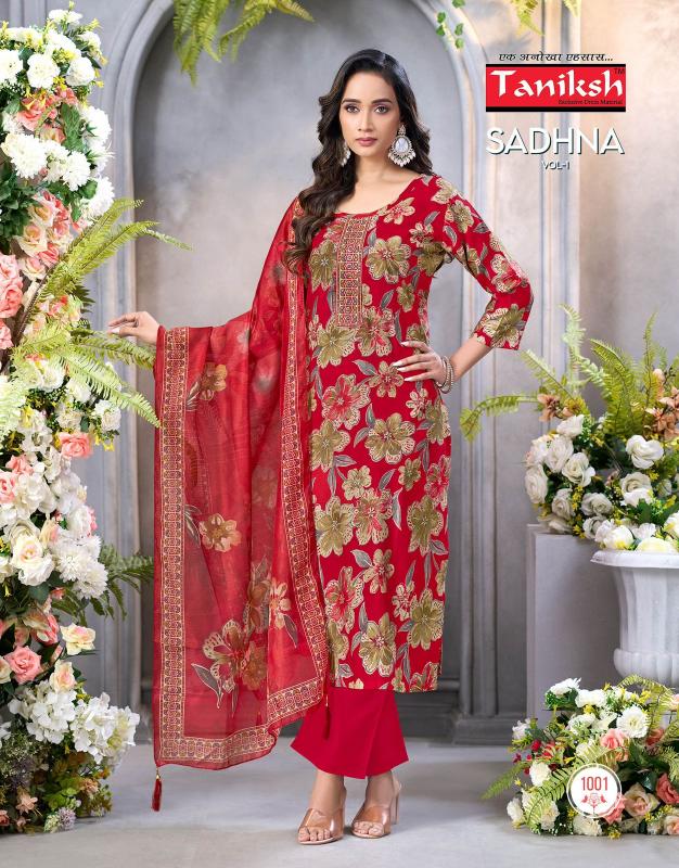 Taniksh Sadhna Vol 1 catalog anuswara kurtis wholesale - Sanvari Fashion