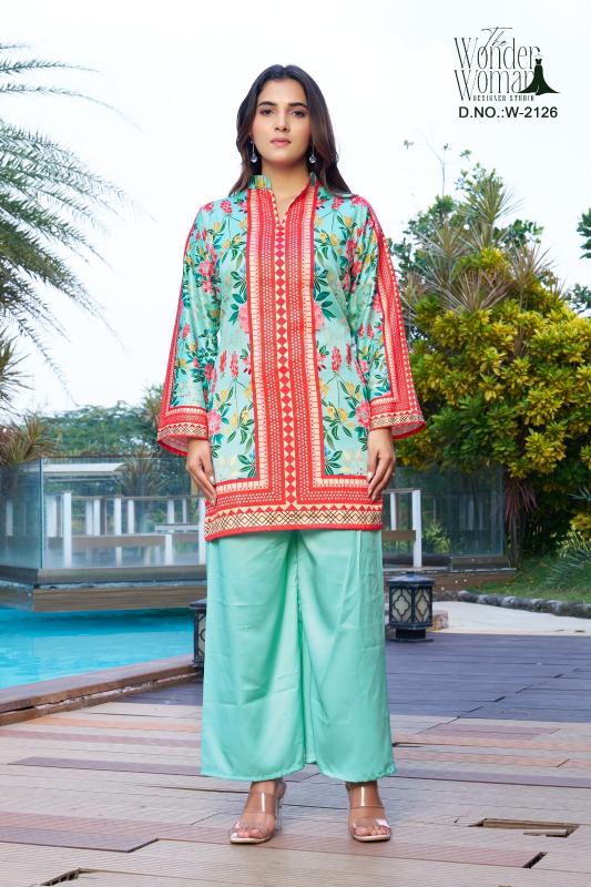 The Wonder Woman W 2126 catalog winter cord set wholesale - Sanvari Fashion