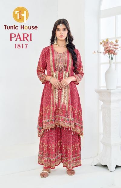 Tunic House Pari catalog wholesale kurti palazzo sets - Sanvari Fashion