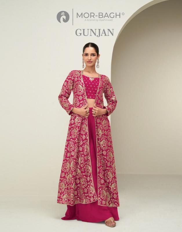 Aashirwad Mor Bagh Gunjan catalog silk desginer salwar kameez - Sanvari Fashion