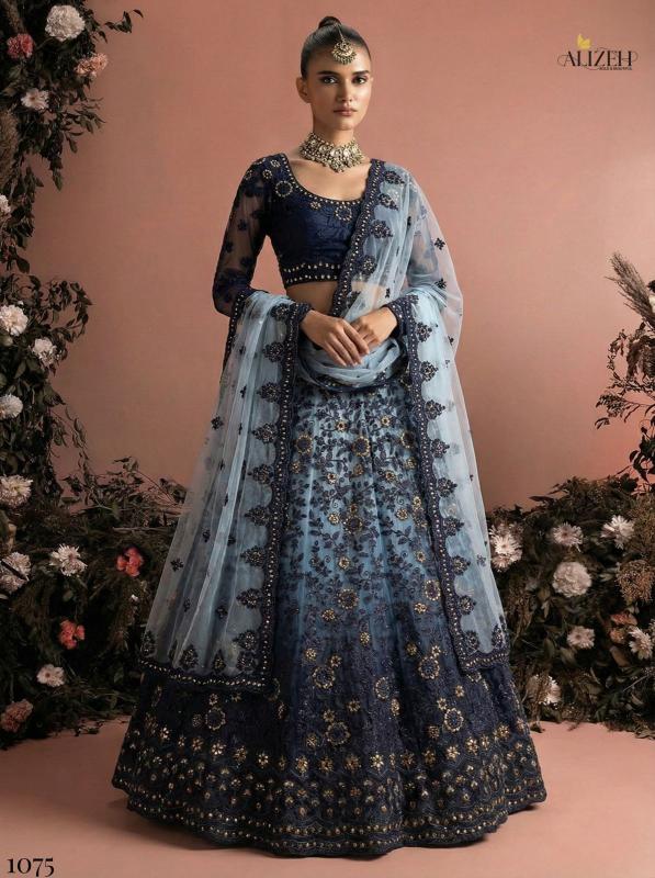 Alizeh 1075 catalog manufacturer of lehenga in india - Sanvari Fashion
