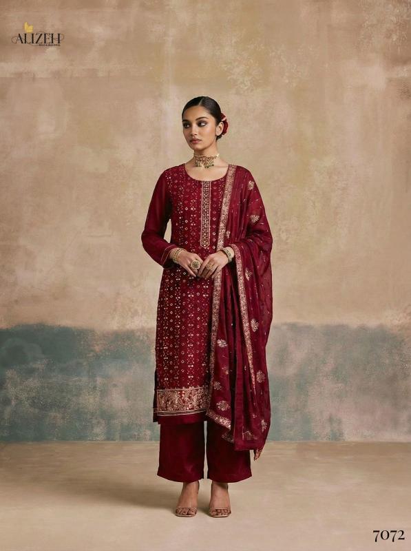 Alizeh 7070 To 7072 catalog wholesale salwar kameez in hyderabad - Sanvari Fashion