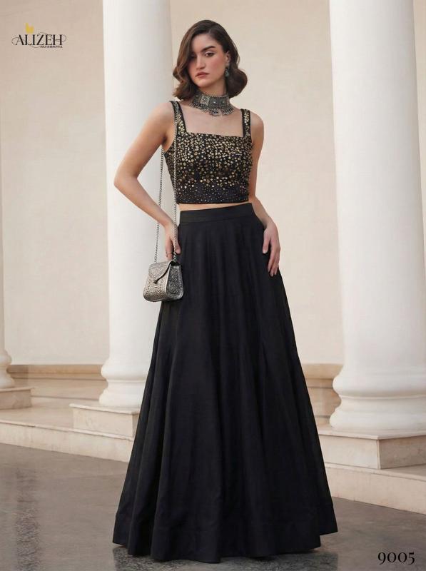 Alizeh 9004 And 9005 catalog lehenga choli wholesaler - Sanvari Fashion