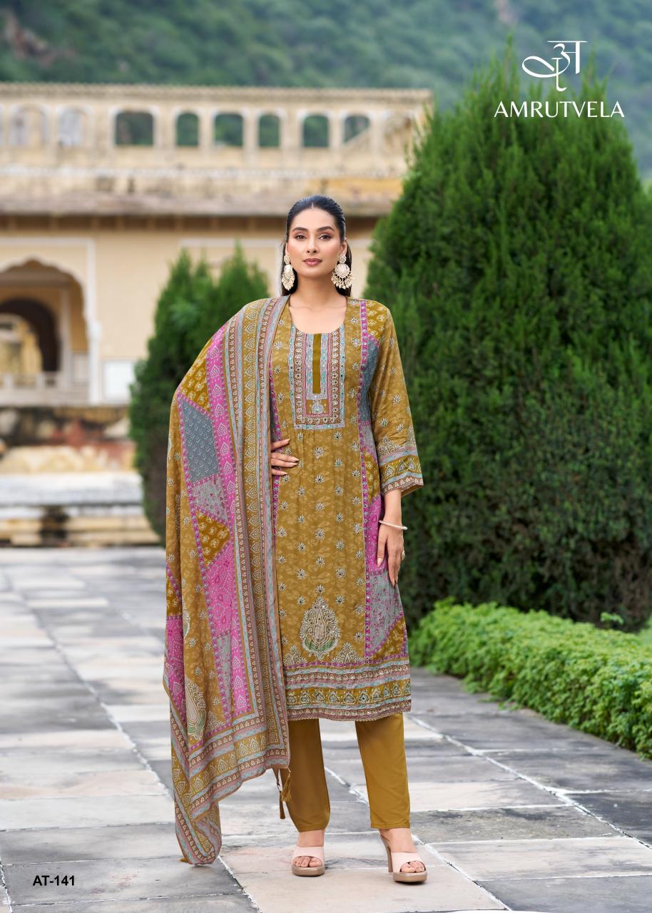 Amrutvela AT141 catalog pakistani suits wholesale dealers in delhi - Sanvari Fashion