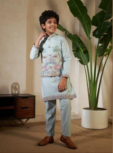 Clleora Little Viraasat catalog boys kids wear wholesale - Sanvari Fashion