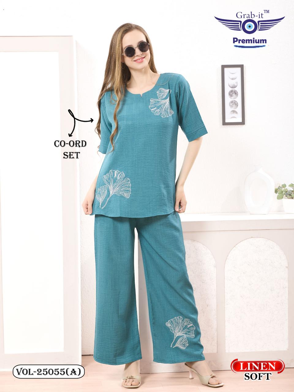 Grab it 25055 catalog co ord set surat  - Sanvari Fashion