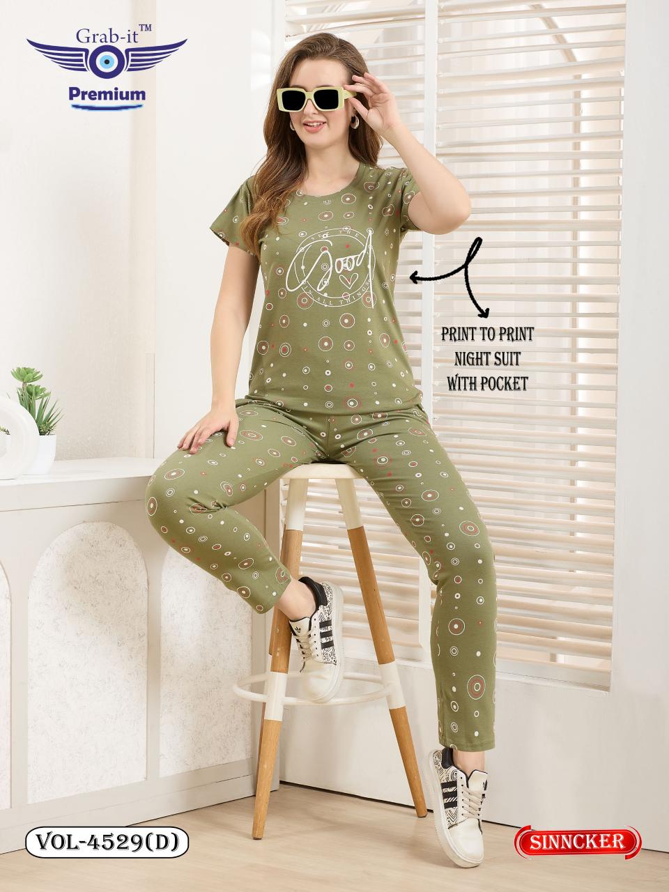 Grab it 4529 catalog night dress - Sanvari Fashion