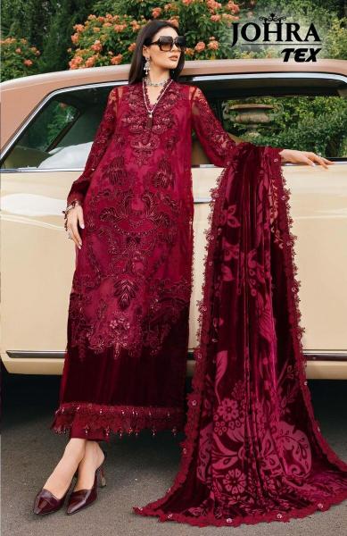 Johra Tex 188 catalog pakistani suits in surat - Sanvari Fashion