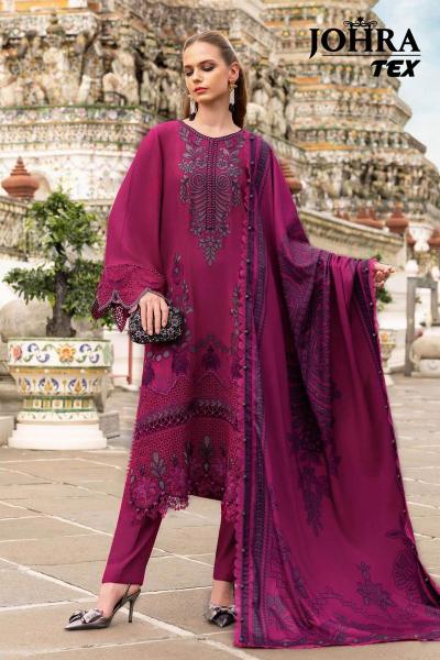 Johra Tex 189 catalog pakistani suits in surat - Sanvari Fashion