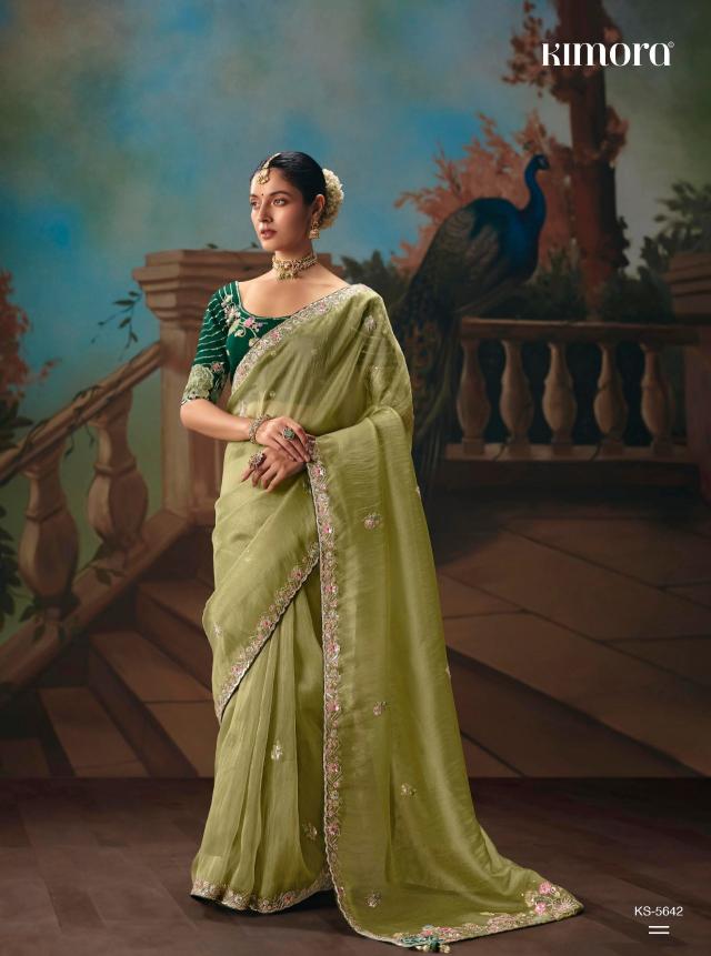 Kimora Kajal vol 18 catalog factory of sarees in surat - Sanvari Fashion