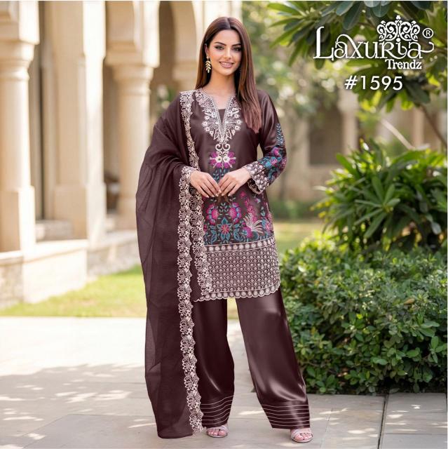 Laxuria Trendz 1595 catalog pakistani suits wholesale - Sanvari Fashion