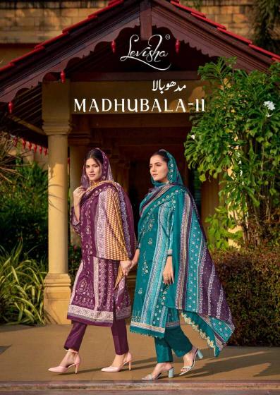 Levisha Madhubala Vol 11 catalog dress materials wholesale - Sanvari Fashion