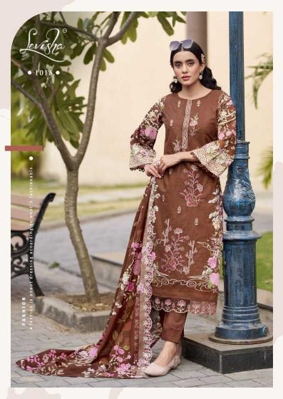 Levisha Mehbooba catalog lavina dress material wholesale - Sanvari Fashion