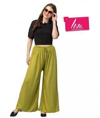 Liva Heavy Rayon vol 2 catalog Bottom Wear Plazzo Style - Sanvari Fashion