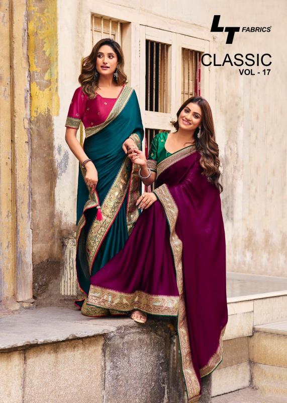 Lt Classic vol 17 catalog online shopping saree at wholesale rate - Sanvari Fashion