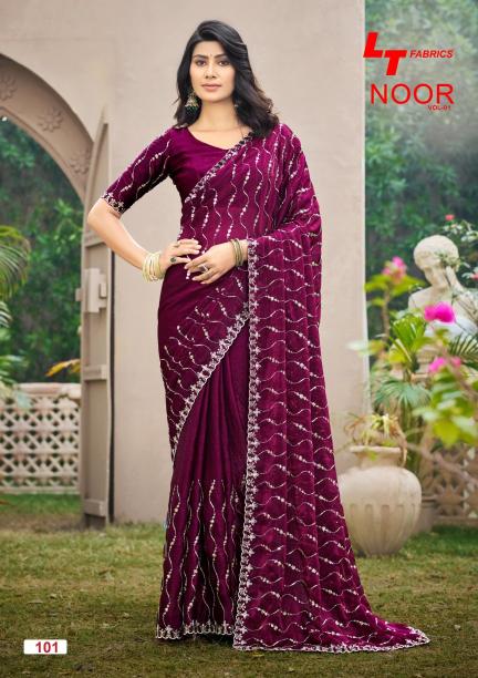 Lt Noor vol 1 catalog fancy sarees surat factory - Sanvari Fashion