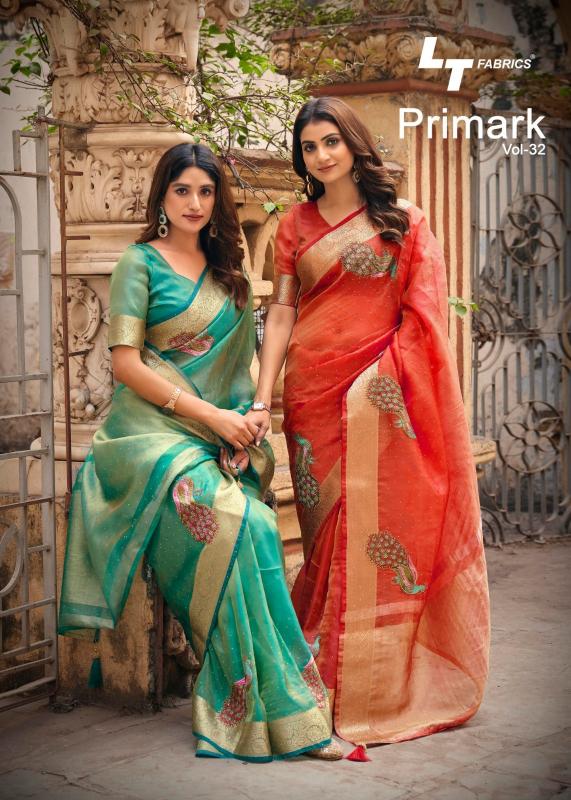 Lt Primark Vol 32 catalog surat wholesale sarees dealers - Sanvari Fashion