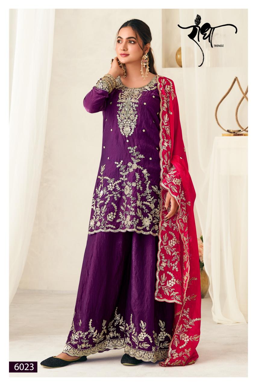 Radha Trendz Chandani catalog wholesale salwar kameez in surat - Sanvari Fashion
