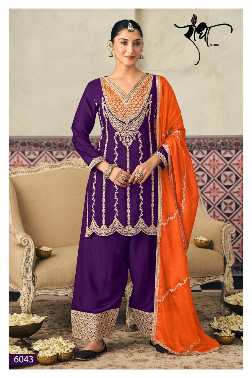 Radha Trendz Heer catalog Work Designer Salwar Kameez - Sanvari Fashion
