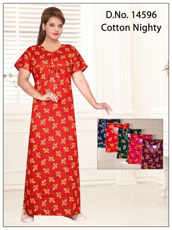 Sabella 14596 & 14598 cotton nighty  - Sanvari Fashion