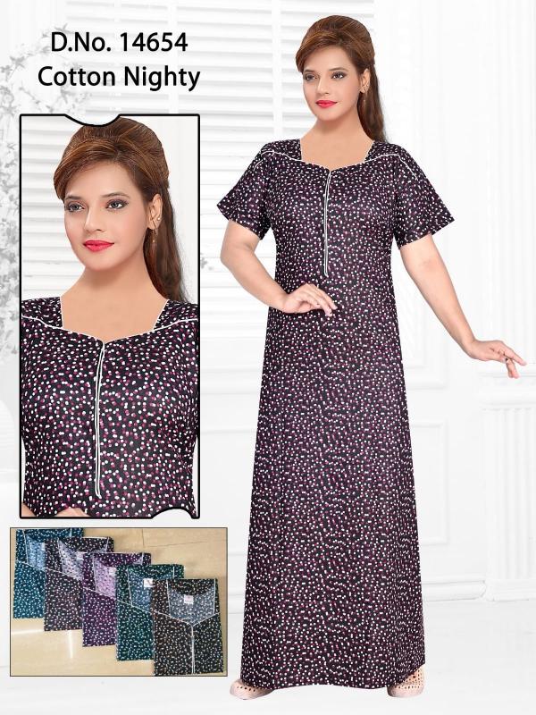 Sabella 14604 , 14650 & 14654 cotton nighty - Sanvari Fashion
