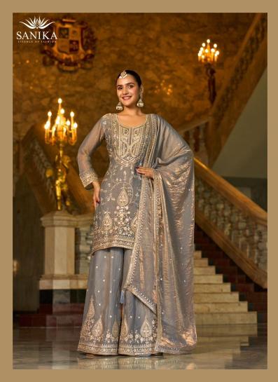 Sanika Ikatra catalog ready made salwar kameez wholesale in karachi - Sanvari Fashion