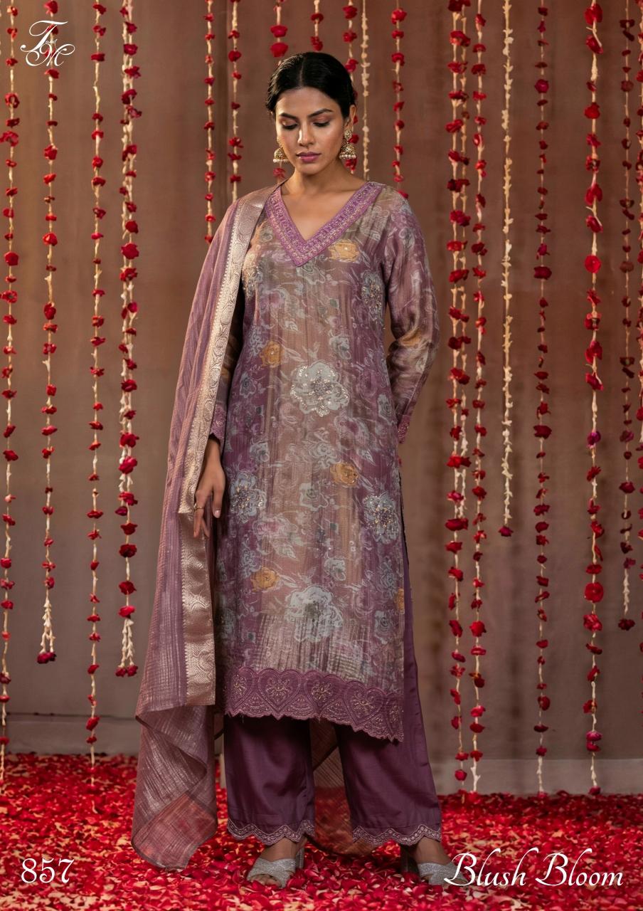 T&M Blush Bloom catalog salwar kameez wholesale - Sanvari Fashion