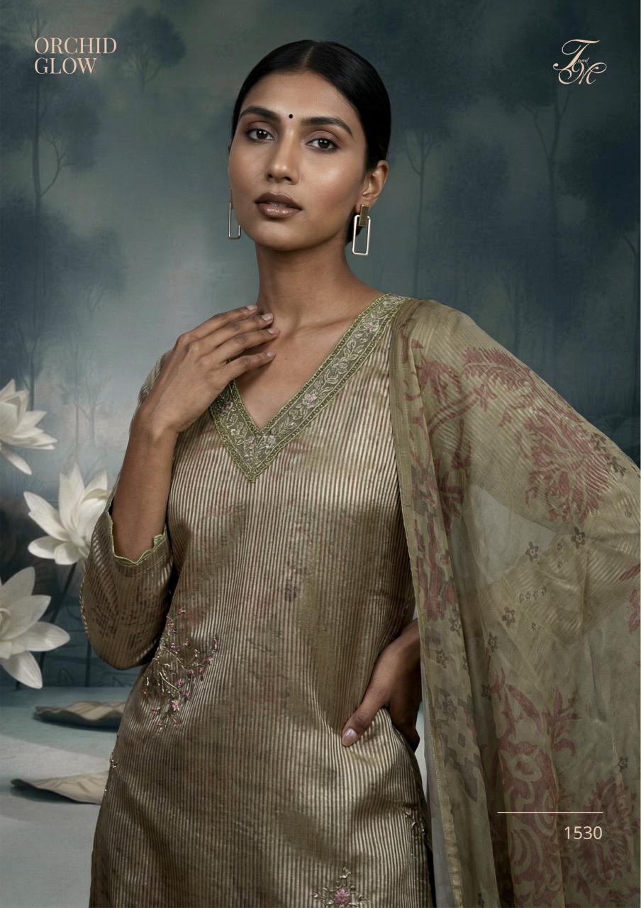 T&M Orchid Glow catalog wholesale dealers of salwar kameez in bangalore - Sanvari Fashion