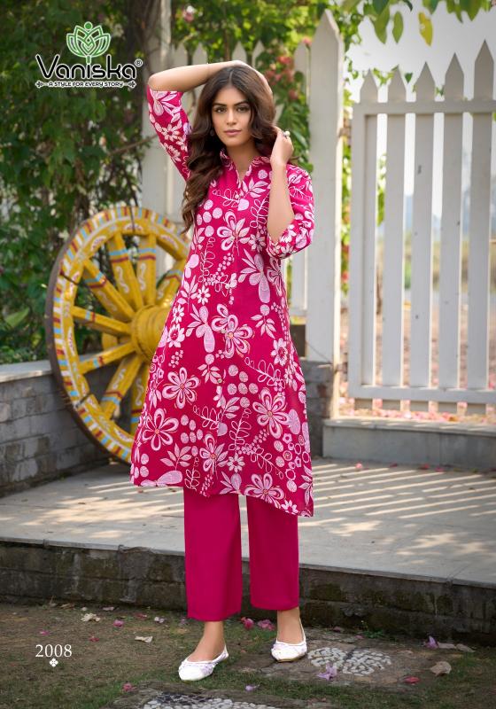 Vaniska Flower Velly Vol 2 catalog co ord set  - Sanvari Fashion