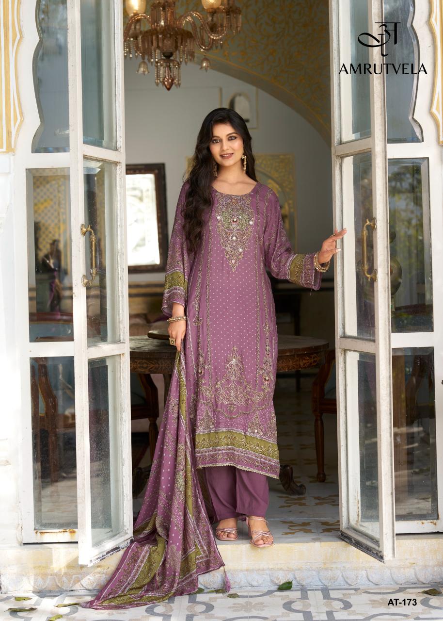 Amrutvela AT173 catalog pakistani suits wholesale in dubai - Sanvari Fashion