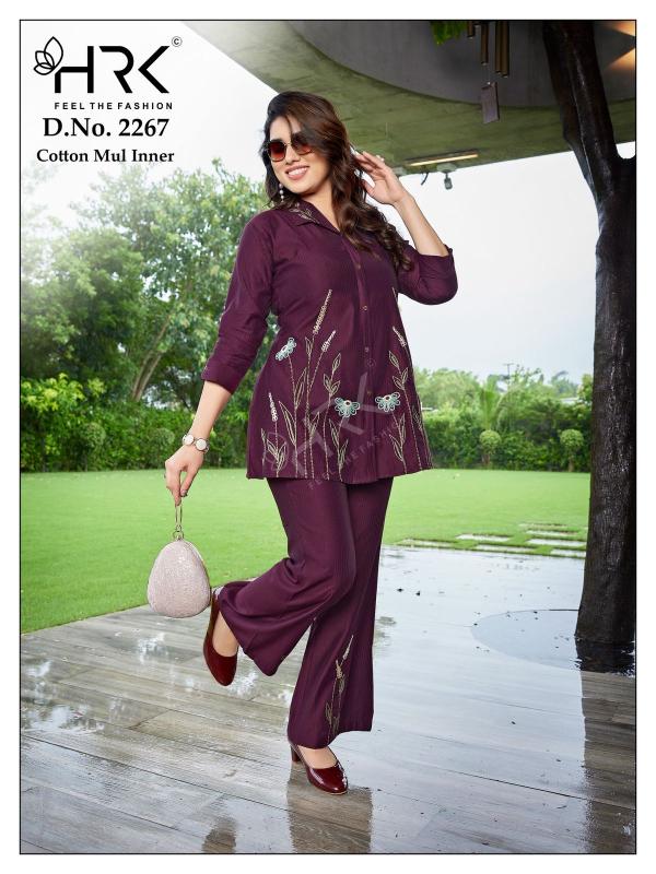 HRK 2267 catalog festive wear co ord sets - Sanvari Fashion