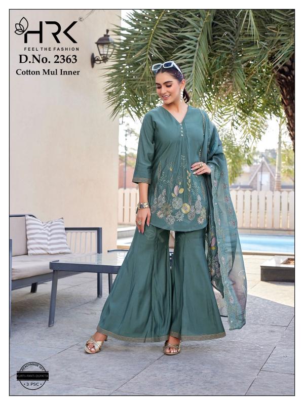HRK 2363 catalog designer kurtis wholesale - Sanvari Fashion