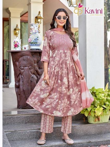 Kavini Jazlin vol 1 catalog wholesale kurti website - Sanvari Fashion