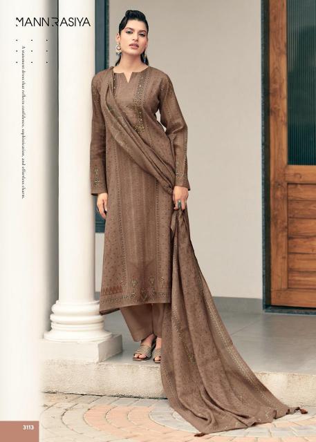 Mannrasiya Ruby catalog wholesale dealer of dress material in surat - Sanvari Fashion