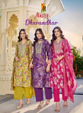 Master Dhurandhar catalog kurtis wholesaler in vikramgad - Sanvari Fashion