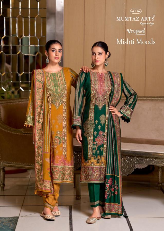 Mumtaz Arts Mishti Moods catalog dress material on sale in surat online - Sanvari Fashion
