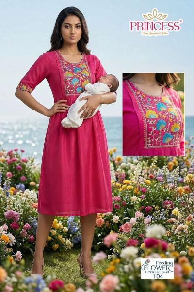 Princess Feeding Flower catalog wholesale rate kurtis online - Sanvari Fashion