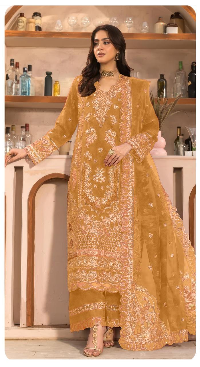 Sajida Husnara vol 1 catalog pakistani copy suits wholesaler - Sanvari Fashion